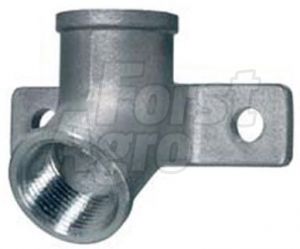 Nástavec nástěnný antikorový z 1/2" na 1/2" - 45°