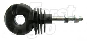 Izolátor kroužkový se závitem M6 + 2 matky M6 pro elektrický ohradník