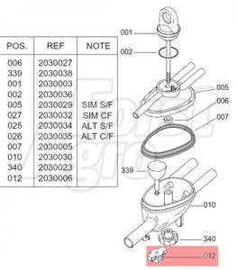 Zarážka sběrače Vanguard