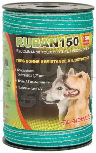 Elektrická páska RUBAN 150 m, 9 mm pro elektrický ohradník