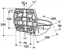 Napáječka misková Suevia Model 12 P