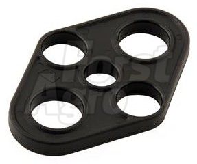 Držák hadic pro dojící soupravy černý s otvory (kosočtverec)