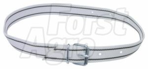 Krční řemen s přezkou, bílý, 135 cm