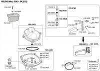 Náhradní díly pro model 43A (výroba do 4/2012)