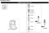 Seznam náhradních dílů pro napáječku s nerezovým ventilem obj. č. 662212