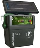 Akumulátorový zdroj CLOVERT B10, 1J 12V se solárním panelem 7,2W pro elektrický ohradník