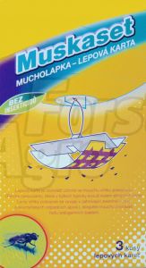 Lepová karta Muškaset na mouchy 10 x 20 cm