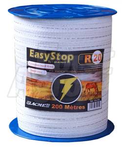 Elektrická páska EASYSTOP 20 mm/200 m pro elektrický ohradník