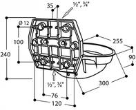 Misková vyhřívaná napáječka Suevia Model 12P-HK
