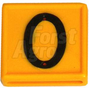 Číslo plastové na opasek