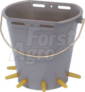 Napájecí kbelík komplet s 6-ti dudlíky