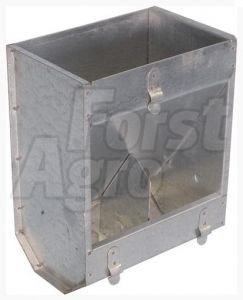 Krmítko HECZ závěsné pozinkovaný plech, dvojité