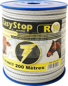 Elektrická páska EASYSTOP 10 mm/200 m pro elektrický ohradník