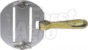 Spojka na pásky s karabinou nerezová pro elektrický ohradník