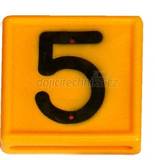 Číslo plastové na opasek