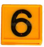 Číslo plastové na opasek