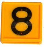 Číslo plastové na opasek