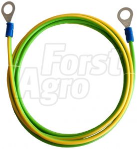 Propojovací zemnící kabel s 2 očky pro elektrický ohradník