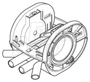 Těleso pulzátoru L02 4 výstupy nerez kryt
