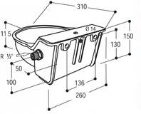 Hladinová napáječka Suevia Model 340
