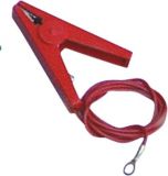 Přípojný kabel s krokosvorkou červený pro elektrický ohradník