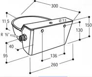 Hladinová napáječka Suevia Model 130 P