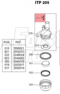 Blokovací páčka ventilu ITP 205