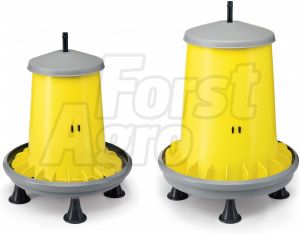 Krmítko ARCUS GYRO s víkem, s nožkami, žluté