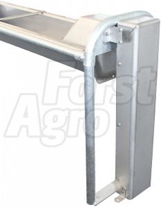 Boční kryt přívodů napájecích výklopných podlahových žlabů