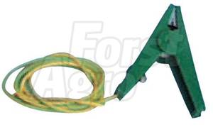 Zemnící kabel s krokosvorkou zelený pro elektrický ohradník