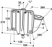 Misková vyhřívaná napáječka Suevia Model 46