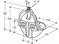 Napáječka misková Suevia Model 20