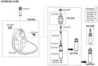 Náhradní díly pro Model 20-MS