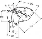 Napáječka misková Suevia Model 115
