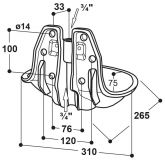 Napáječka misková Suevia Model 19 R - 2 ventily