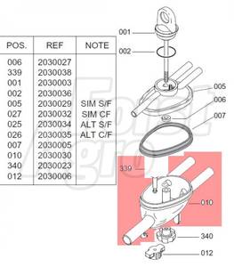 Spodek sběrače Vanguard