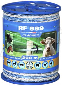Elektrická páska RF 999 - 9 mm/200 m pro elektrický ohradník
