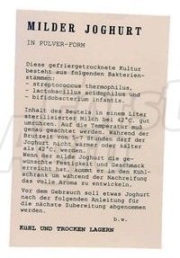 Kultura jogurtová startér