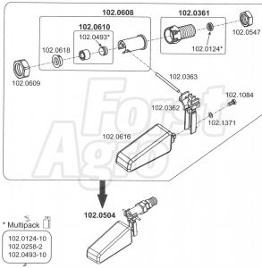 Filtr k ventilu pro napaječky 130P,170P,323,324,329,340,671