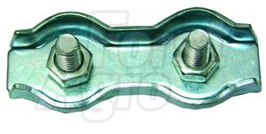 Lanová svorka DUPLEX 6 mm, pozinkovaná