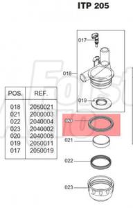 Těsnění víčka velké