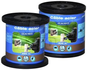 Ocelové lanko ACIER ø 1,5mm pozinkované pro elektrický ohradník