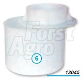 Forma kulatá se dnem 200x200x150 s víkem