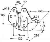 Napáječka misková Suevia Model 25 R