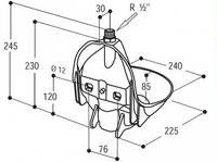Napáječka misková Suevia Model 10 P
