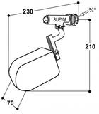 Nízkotlaký plovákový ventil Suevia Model 675